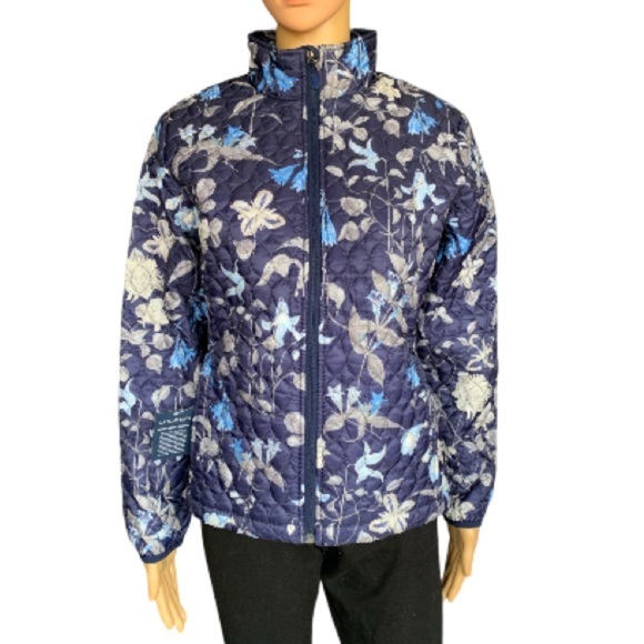 LANDSEND Women’s Packable Primaloft Jacket Quilted/Pockets/Lightweight Warmth - Picture 1 of 9